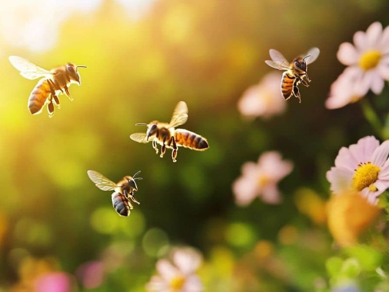 La pollinisation en cours