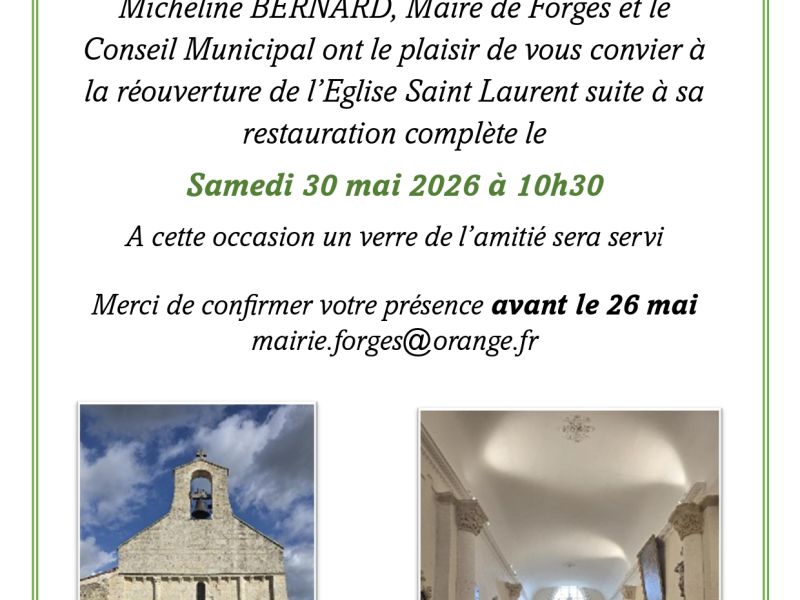 inauguration eglise