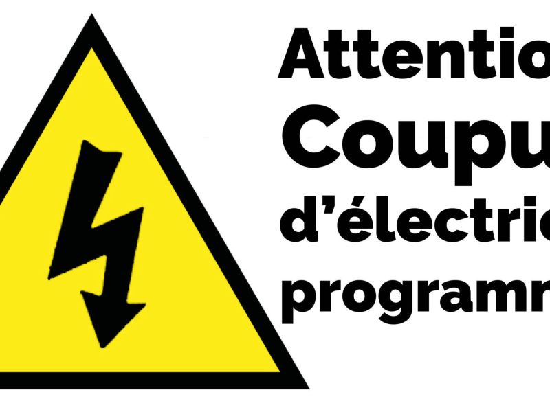 Coupure de courant  - PUYDROUARD le 16 juillet