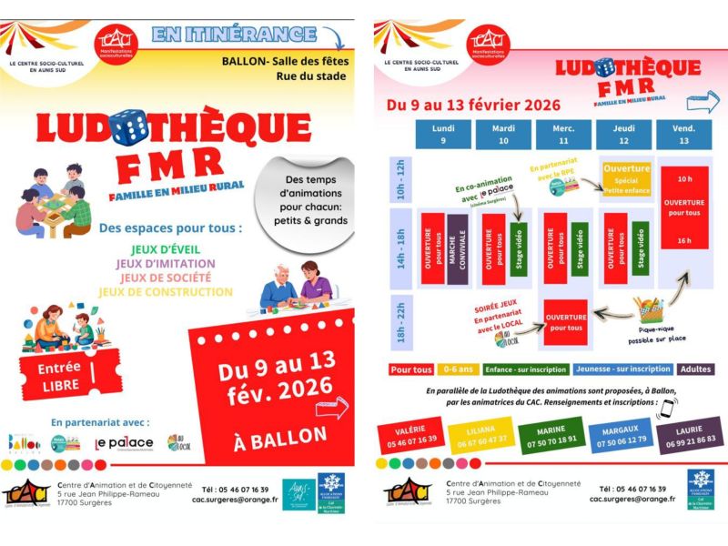 Ludothèque CAC - BALLON